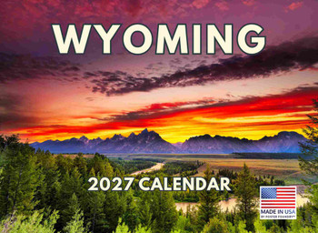 Wyoming Calendar 2027 Monthly Wall Calender 12 Month