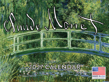 Claude Monet Calendar 2027 Impressionist Art Monthly Wall Calender 12 Month