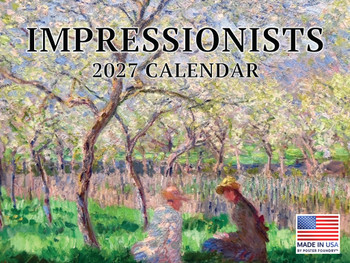 Impressionist Art Calendar 2027 Monthly Wall Calender 12 Month