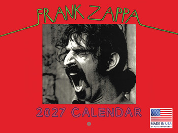 Frank Zappa Calendar 2027 Monthly Wall Calender 12 Month