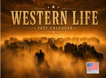Cowboy Calendar 2027 Western Life Monthly Wall Calender 12 Month