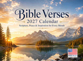 Christian Calendar 2027 Religious Bible Scripture Monthly Wall Calender 12 Month