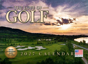 Love Of Golf Calendar 2027 Monthly Wall Calender 12 Month