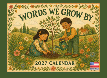 Words We Grow By Calendar 2027 Monthly Wall Calender 12 Month