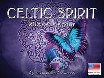 Brigid Ashwood Calendar 2027 Celtic Monthly Wall Calender 12 Month