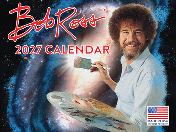Bob Ross Calendar 2027 Monthly Wall Calender 12 Month