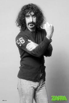 Laminated Frank Zappa Fist Poster Dry Erase Wall Art 16x24