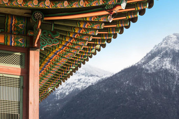 Traditional Korean Building South Korea Photography Cool Wall Decor Art Print Poster 24x36