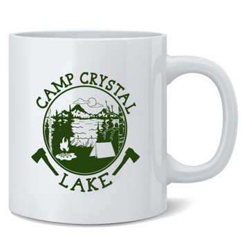 Camp Crystal Lake Ceramic Coffee Mug Tea Cup Fun Novelty Gift 12 oz