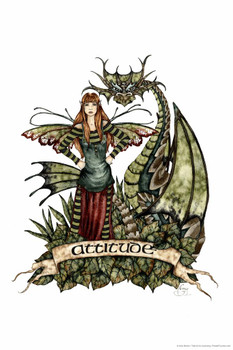Attitude Fairy by Amy Brown Art Print Cool Huge Large Giant Poster Art 36x54