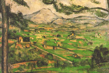 Cezanne Montagne Sainte Victoire with Large Pine Impressionist Posters Paul Cezanne Art Prints Nature Landscape Wall Art French Artist Wall Decor Romantic Art Cool Wall Art Print Poster 18x12