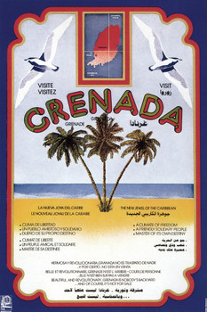 Grenada Vintage Travel Cool Wall Decor Art Print Poster 24x36