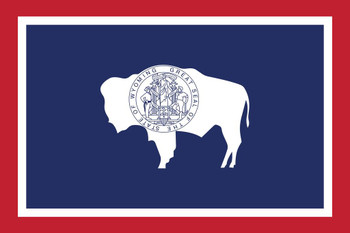 Wyoming State Flag Cool Huge Large Giant Poster Art 36x54