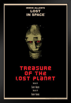 Lost In Space Treasure of the Lost Planet by Juan Ortiz Episode 52 of 83 Art Print Black Wood Framed Poster 14x20