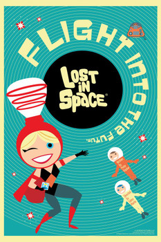 Lost In Space Flight Into The Future by Juan Ortiz Episode 67 of 83 Cool Wall Decor Art Print Poster 24x36