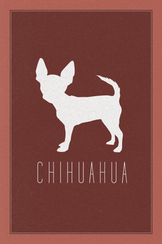 Dogs Chihuahua Rust Dog Posters For Wall Funny Dog Wall Art Dog Wall Decor Dog Posters For Kids Bedroom Animal Wall Poster Cute Animal Posters Cool Wall Decor Art Print Poster 12x18