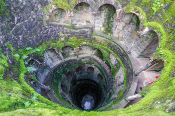View of a Section of the Quinta da Regaleira Photo Photograph Cool Wall Decor Art Print Poster 36x24