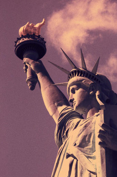 Statue of Liberty New York City Close Up Torch Photo Photograph Cool Wall Decor Art Print Poster 24x36
