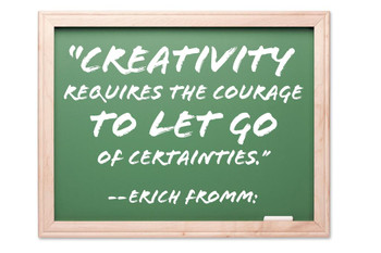 Creativity Requires the Courage to Let Go Erich Fromm Cool Wall Decor Art Print Poster 36x24