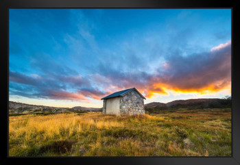 Springtime in Kosciuszko National Park New South Wales Australia Photo Art Print Black Wood Framed Poster 20x14