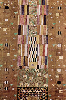 Gustav Klimt Stoclet Frieze Ritter Art Nouveau Prints and Posters Gustav Klimt Canvas Wall Art Fine Art Wall Decor Nature Landscape Abstract Symbolist Painting Cool Huge Large Giant Poster Art 36x54