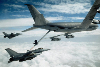 Military Aircraft Aerial Refueling Photo Art Print Cool Huge Large Giant Poster Art 54x36