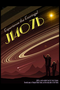 J1407B Experience Exorings Futuristic Science Fantasy Travel Cool Huge Large Giant Poster Art 36x54