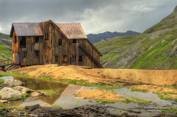 Old Abandoned Mining Building Telluride Colorado Photo Art Print Cool Huge Large Giant Poster Art 54x36