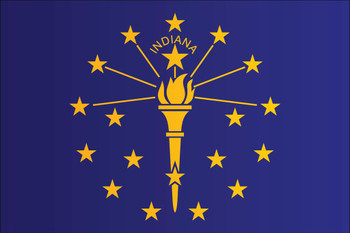 Indiana State Flag Cool Huge Large Giant Poster Art 36x54