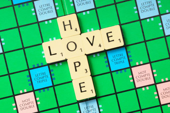 Love and Hope Boardgame Game Pieces Motivational Photo Art Print Cool Huge Large Giant Poster Art 54x36