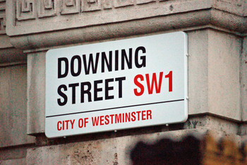 Downing Street Sign Whitehall London England UK Photo Art Print Cool Huge Large Giant Poster Art 54x36