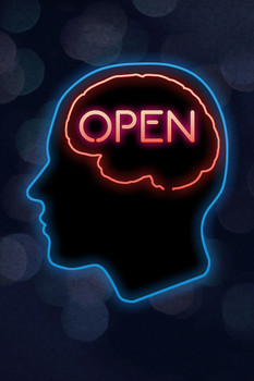 Keep An Open Mind Inspirational Motivational Change Adaptation Ideas Creativeness Cool Wall Art Print Poster 12x18