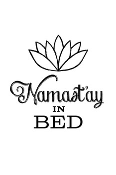 Namastay In Bed White Cool Huge Large Giant Poster Art 36x54