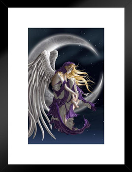 Moondreamer by Nene Thomas Matted Framed Art Print Wall Decor 20x26 inch