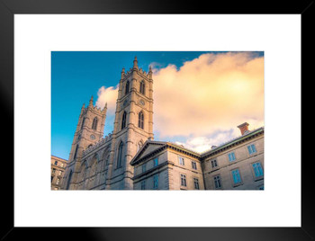 Notre Dame Basilica Montreal Quebec Canada Photo Art Print Matted Framed Wall Art 26x20 inch