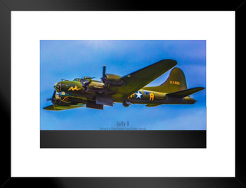 Sally B Paintography by Chris Lord Photo Matted Framed Art Print Wall Decor 20x26 inch