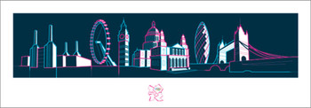 London 2012 Olympics Poster 38x13 inch