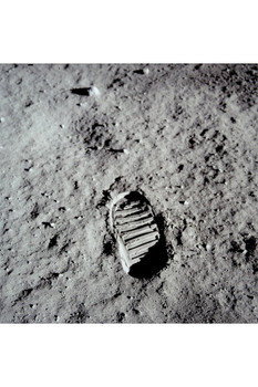 First Footprint On The Moon Neil Armstrong Photo Photograph Cool Wall Decor Art Print Poster 12x18