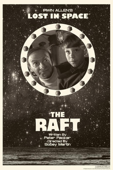 Laminated Lost In Space The Raft by Juan Ortiz Episode 12 of 83 Art Print Poster Dry Erase Sign 12x18