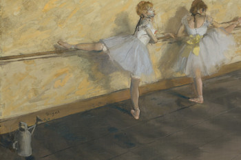 Edgar Degas Dancer Practicing at the Barre Impressionist Art Posters Degas Prints and Posters Dancer Posters for Wall Painting Edgar Degas Canvas Wall Art French Cool Wall Decor Art Print Poster 18x12