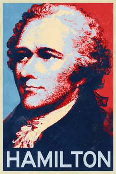 Alexander Hamilton Hope Style Pop Culture Merchandise Wall Decor Colorful American History Gift Revolution Artistic Patriotic Patriotism Cool Wall Decor Art Print Poster 12x18