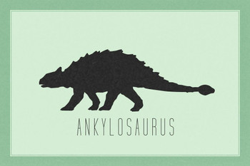 Laminated Dinosaur Ankylosaurus Light Green Dinosaur Poster For Kids Room Dino Pictures Bedroom Dinosaur Decor Dinosaur Pictures For Wall Poster Dry Erase Sign 18x12
