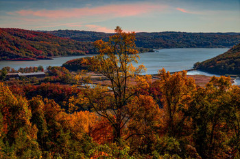 Laminated View From Bear Mountain by Chris Lord Photo Photograph Poster Dry Erase Sign 12x18