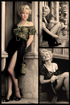 Laminated Marilyn Monroe Doorway Movie Poster Dry Erase Sign 12x18