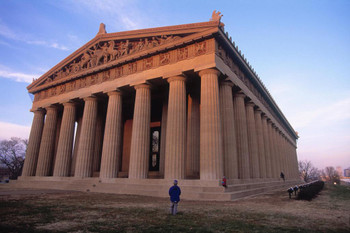 Laminated The Parthenon in Nashville Tennessee Photo Art Print Poster Dry Erase Sign 18x12