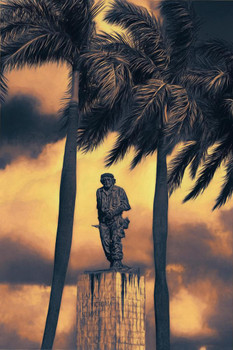 Laminated Che Guevara Monument Santa Clara Cuba Photo Art Print Poster Dry Erase Sign 12x18