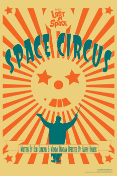Laminated Lost In Space Space Circus by Juan Ortiz Episode 34 of 83 Art Print Poster Dry Erase Sign 12x18