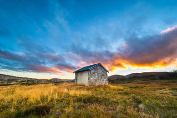 Laminated Springtime in Kosciuszko National Park New South Wales Australia Photo Art Print Poster Dry Erase Sign 18x12