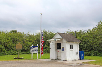 Laminated Ochopee Florida Smallest USPS Building in USA Photo Art Print Poster Dry Erase Sign 18x12