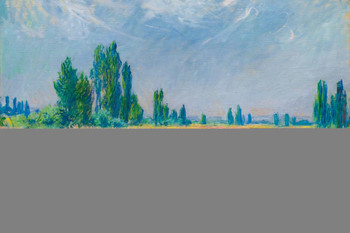 Laminated Claude Monet Wheatfield French Impressionist Painter Painting Landscape Artist Poster Dry Erase Sign 12x18